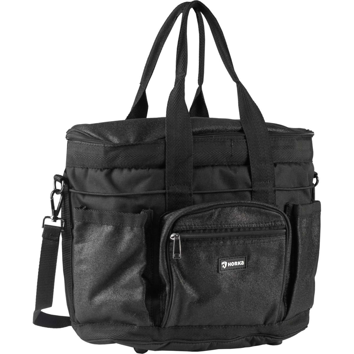 HORKA Putztasche Glitter Schwarz