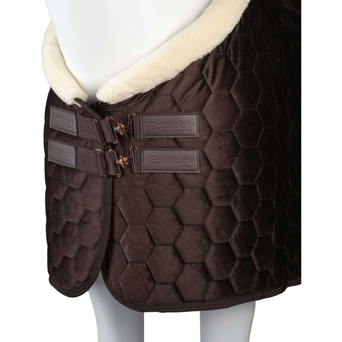 HORKA Showdecke Velvet Dunkel Schokolade