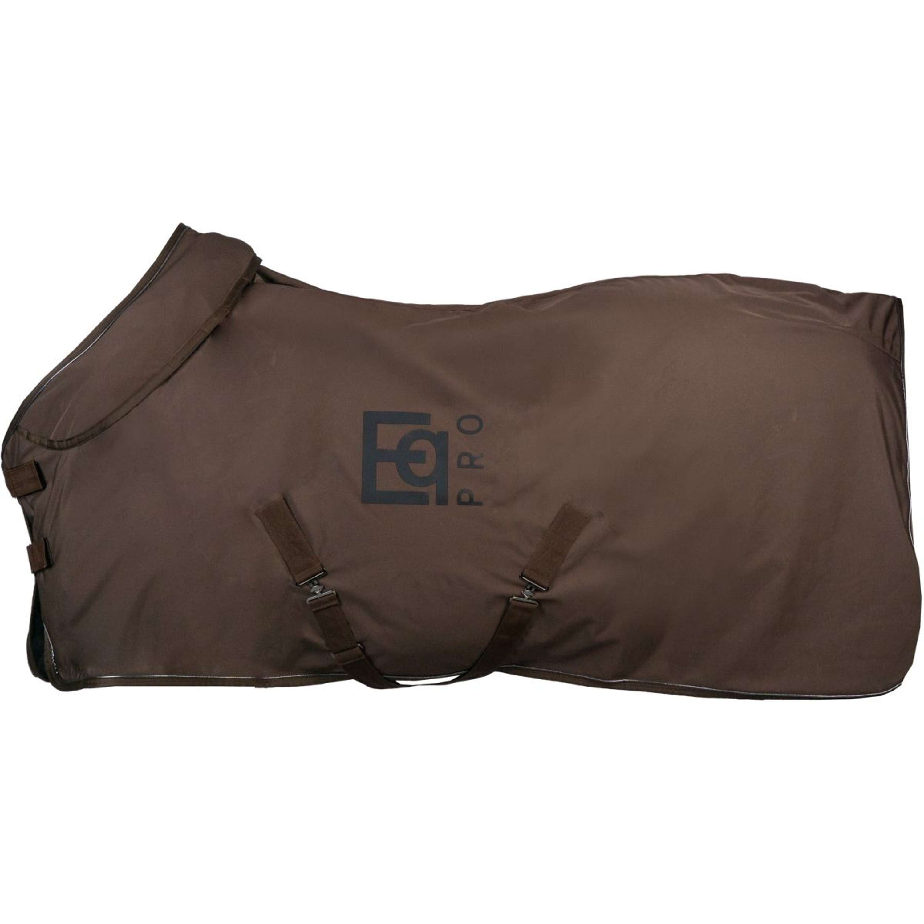 EQPRO Softshelldecke mit Aufrollbarem Hals Schokolade