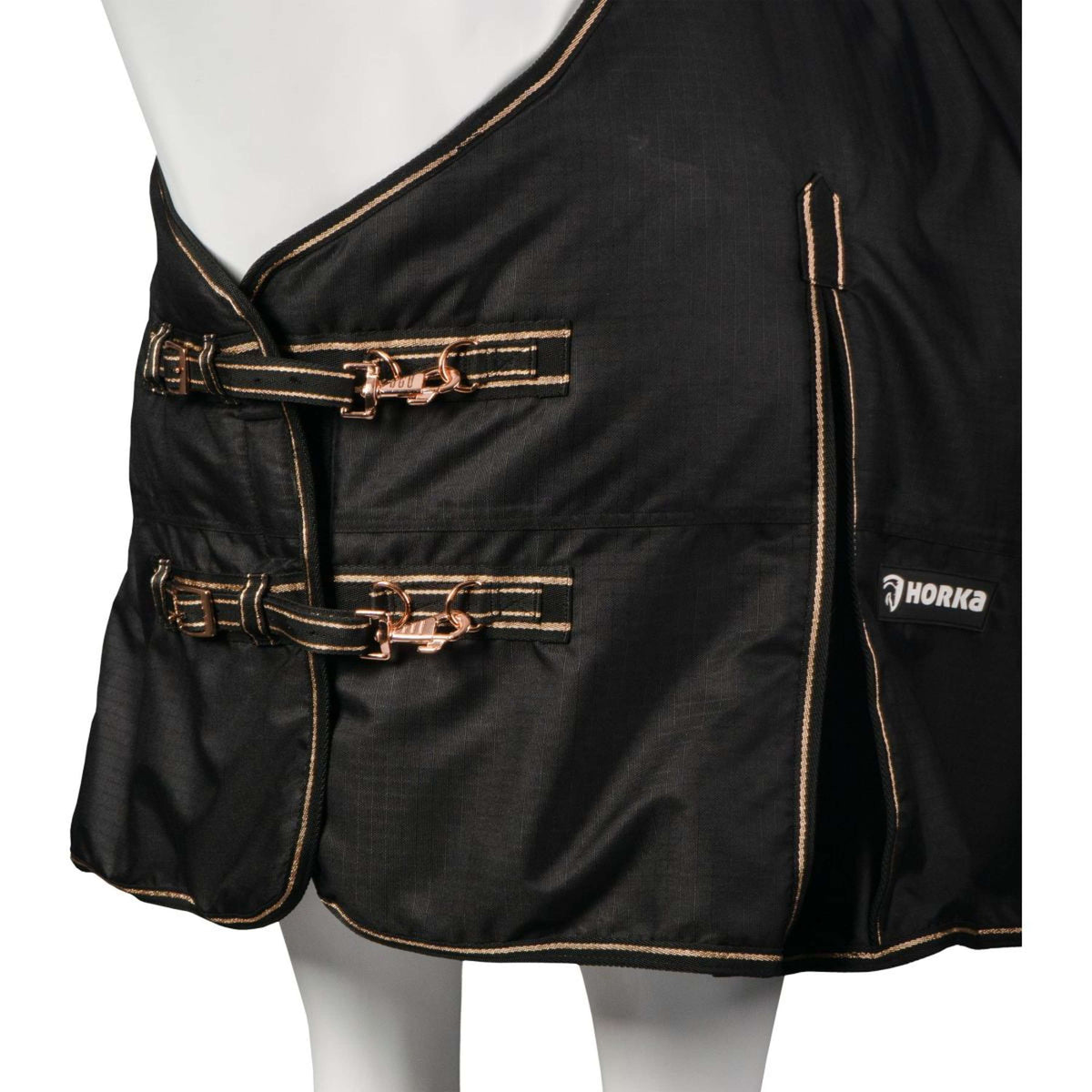 HORKA Outdoordecke Dime 600D 200g Schwarz/Rosa