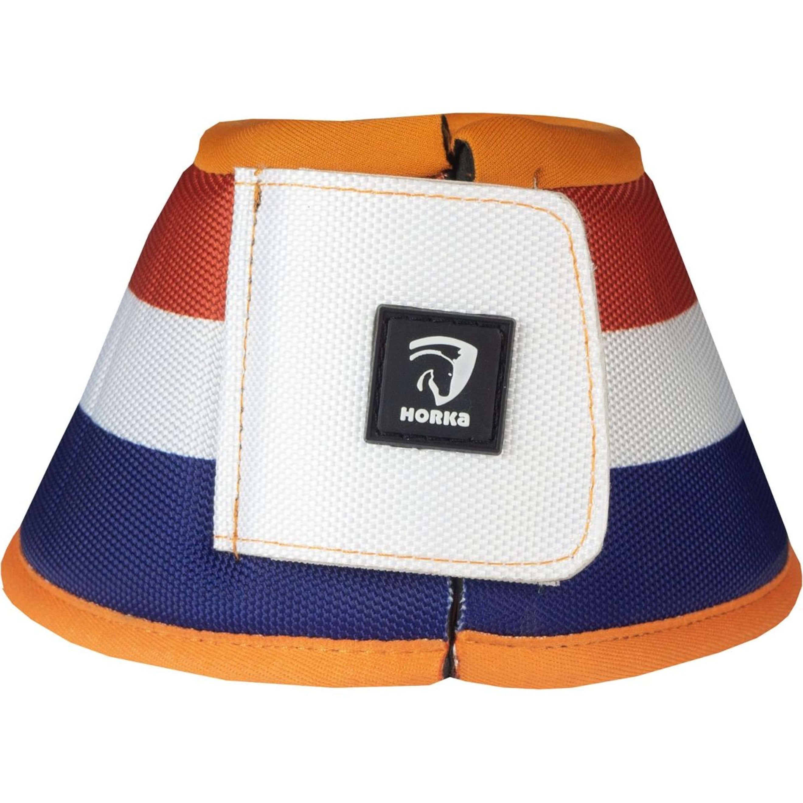 HORKA Hufglocken Competition Anti-Turn Rot/Weiß/Blau