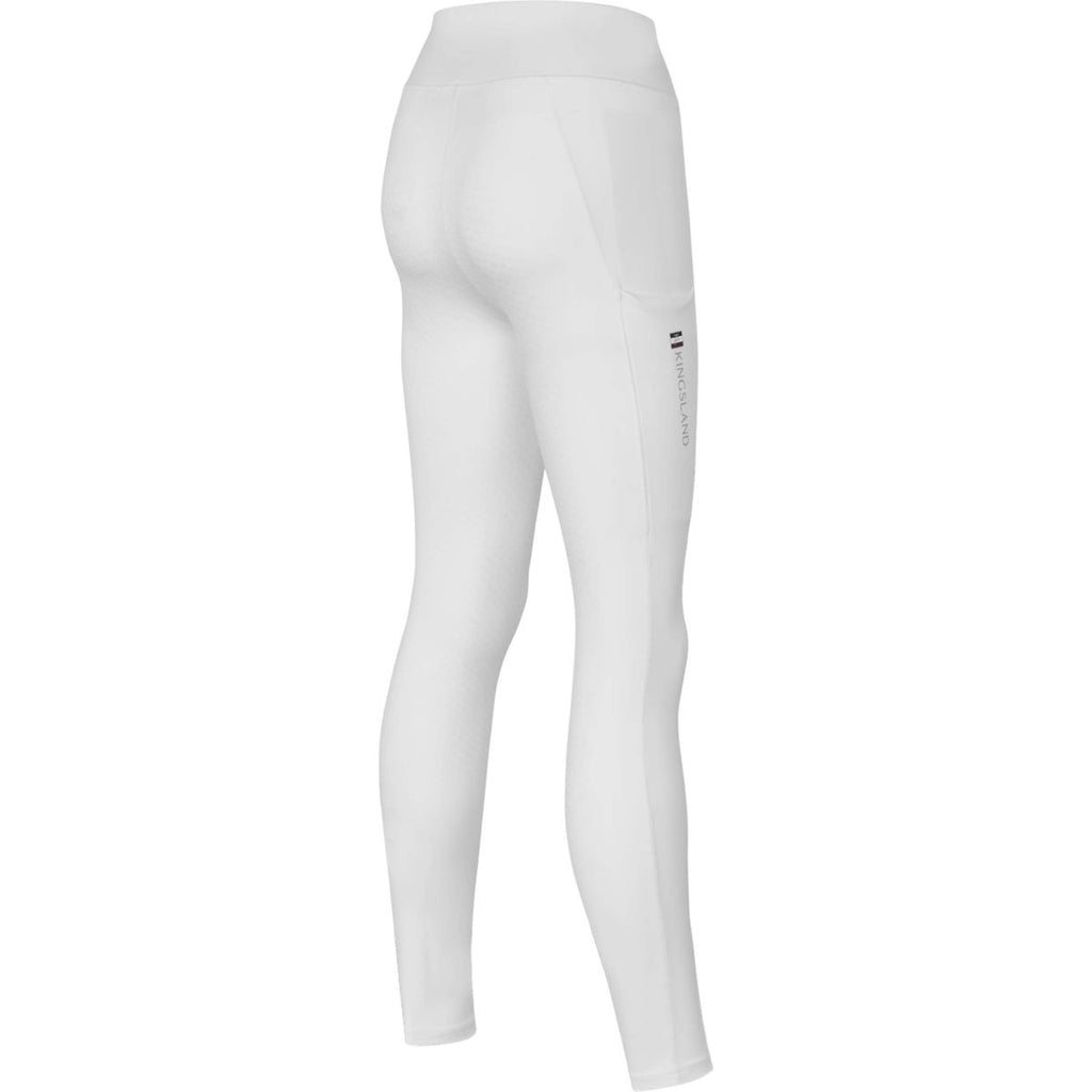 Kingsland Reitleggings Classic Full Grip Weiß