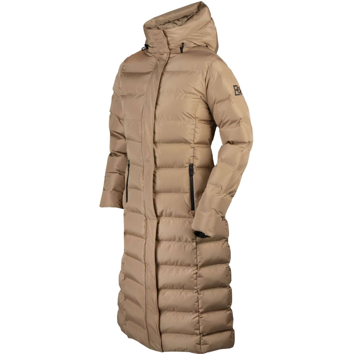HORKA Lange Jacke Puffer Eloise Mokka
