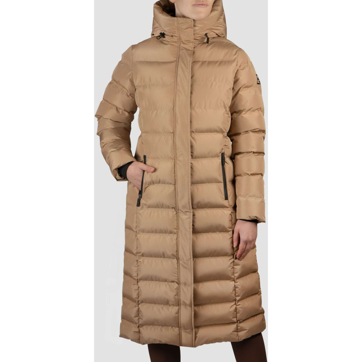 HORKA Lange Jacke Puffer Eloise Mokka