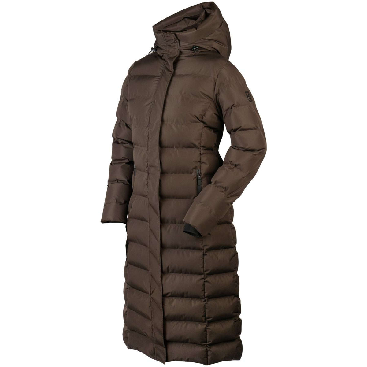 HORKA Lange Jacke Puffer Eloise Dunkel Schokolade