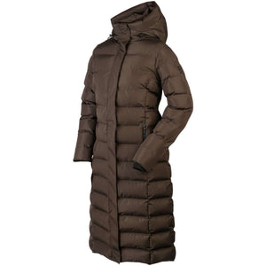 HORKA Lange Jacke Puffer Eloise Dunkel Schokolade