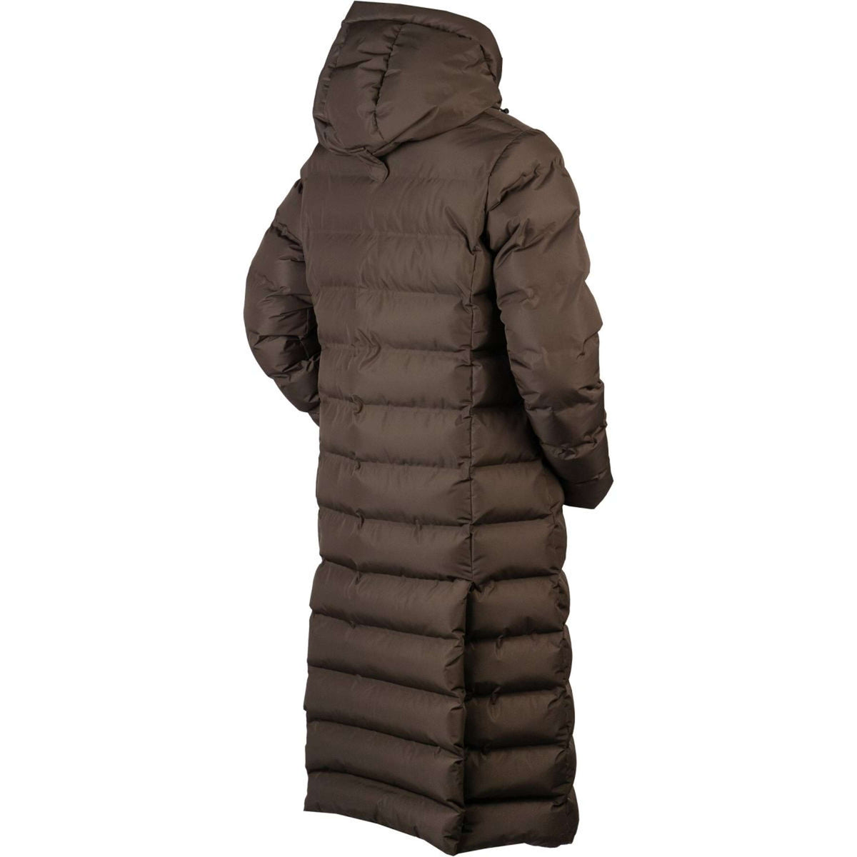 HORKA Lange Jacke Puffer Eloise Dunkel Schokolade