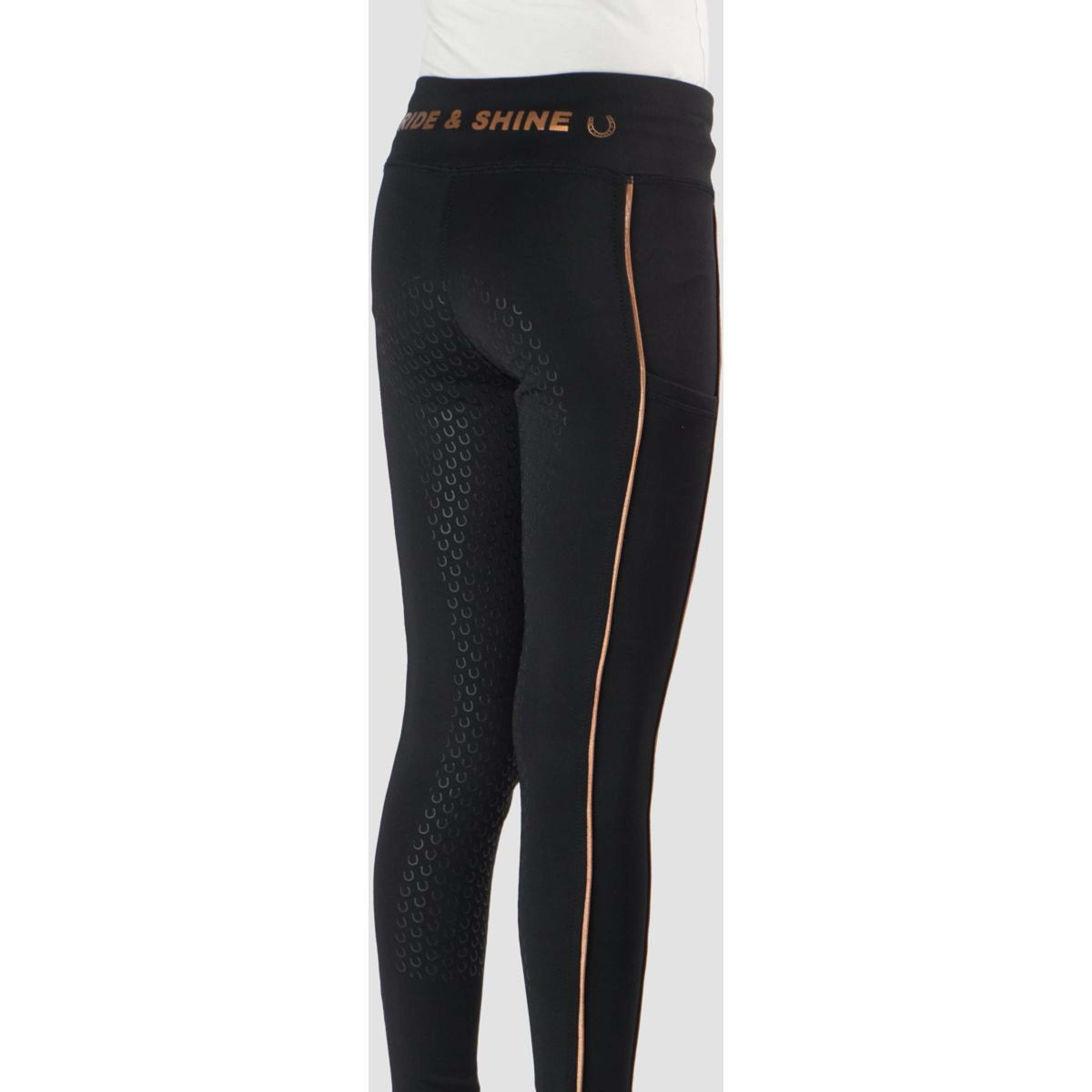 Horka Reitleggings Yuki Schwarz/Rosa