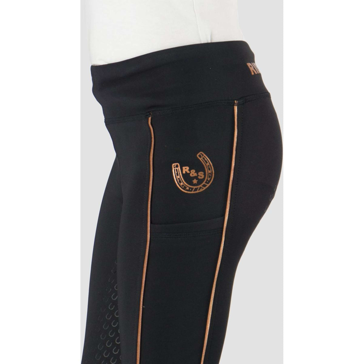 Red Horse Reitleggings Yuki Schwarz/Rosa