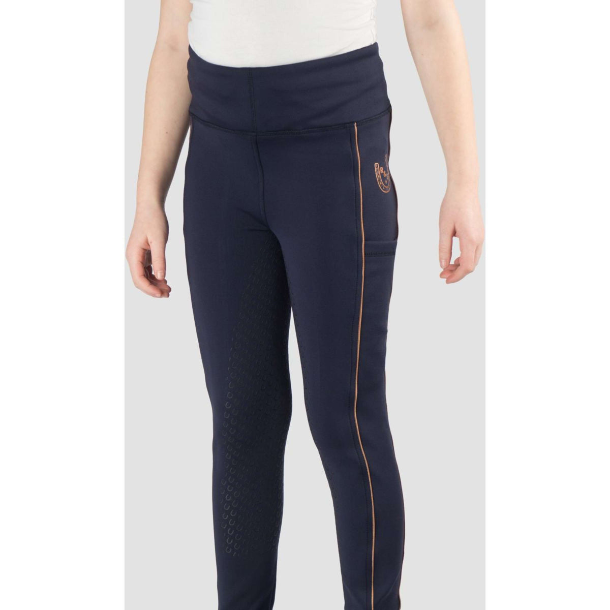 HORKA Reitleggings Yuki Blau/Rose