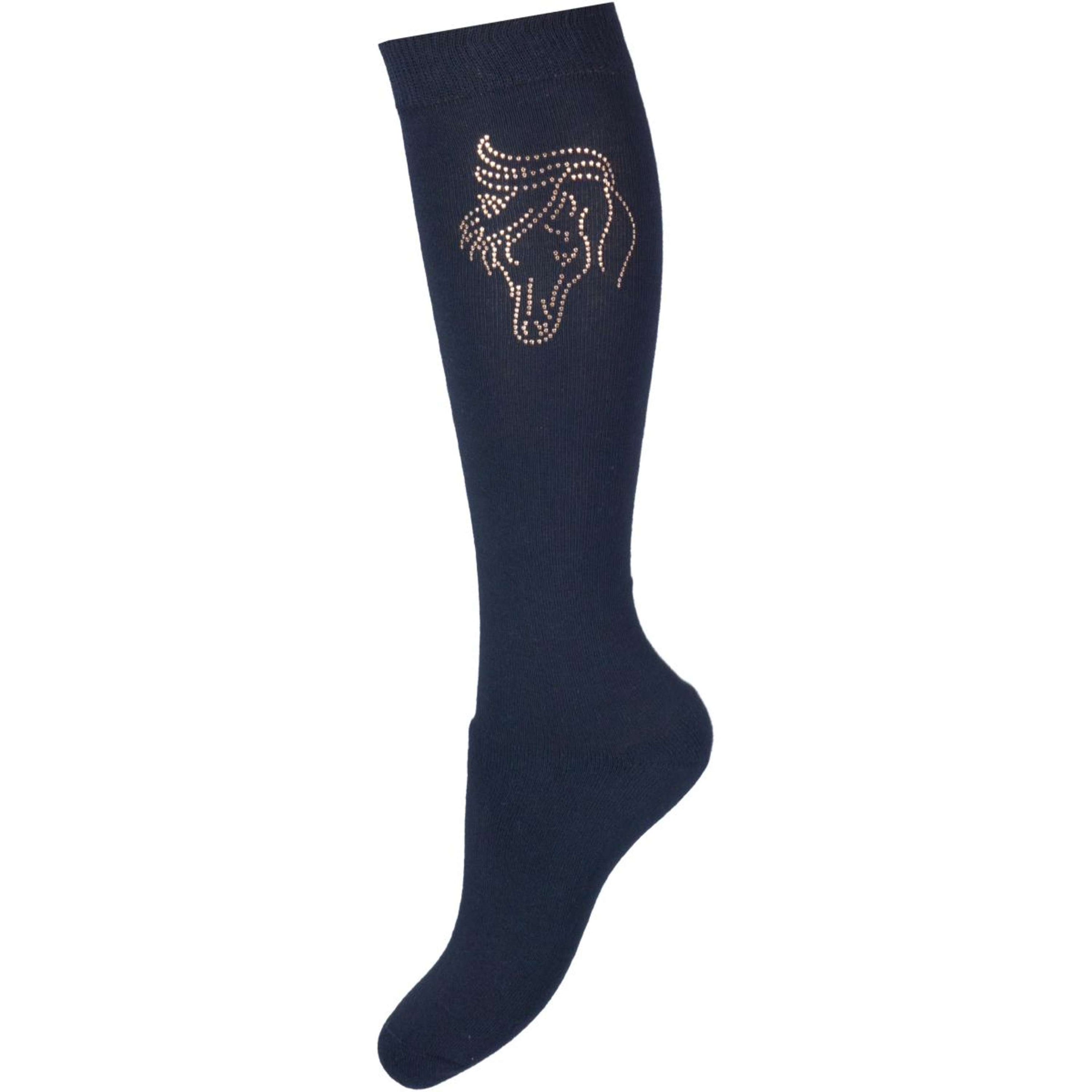 Red Horse Socken Kristal Blau/Rose