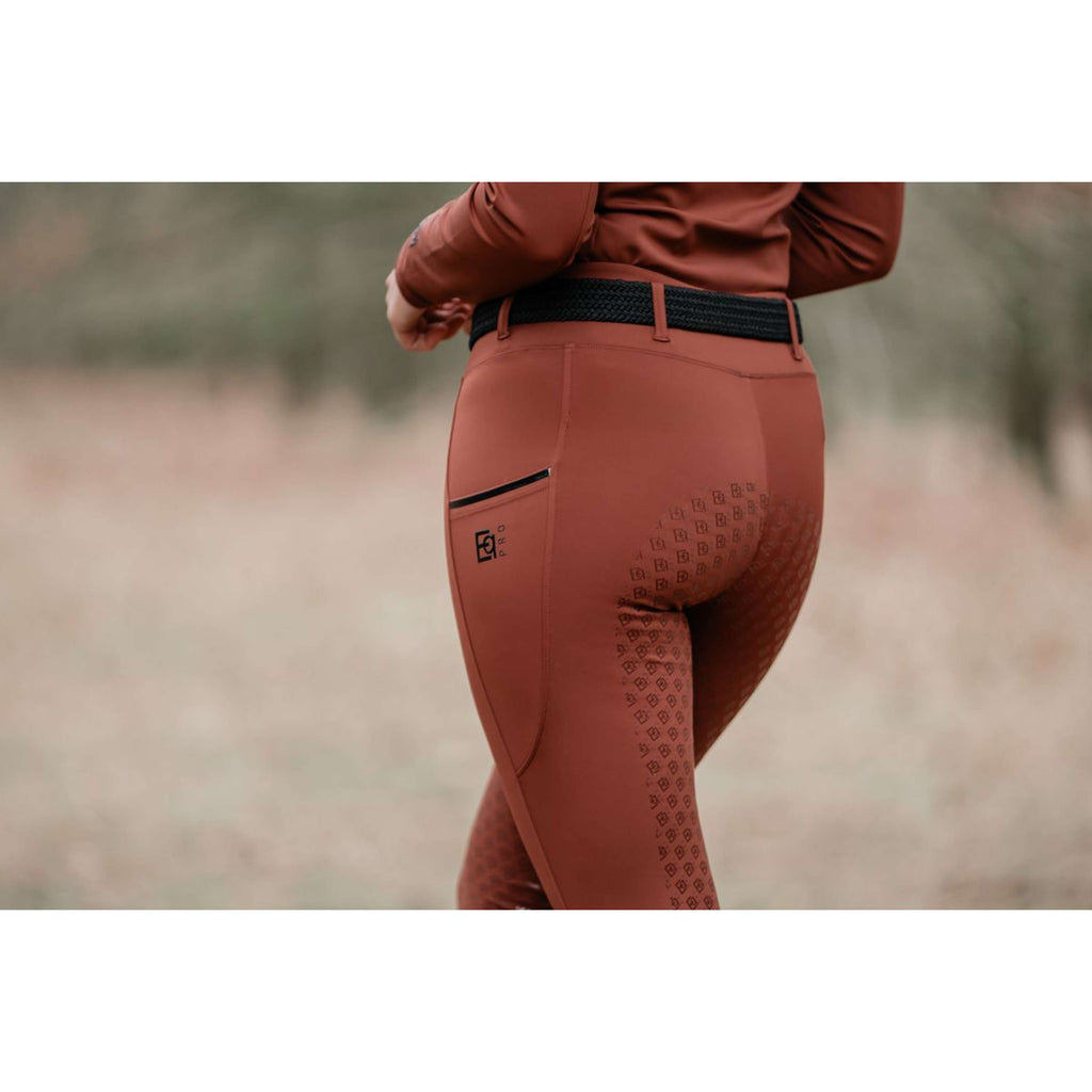 EQPRO Reitleggings Mindy Full Grip Burnt Umber