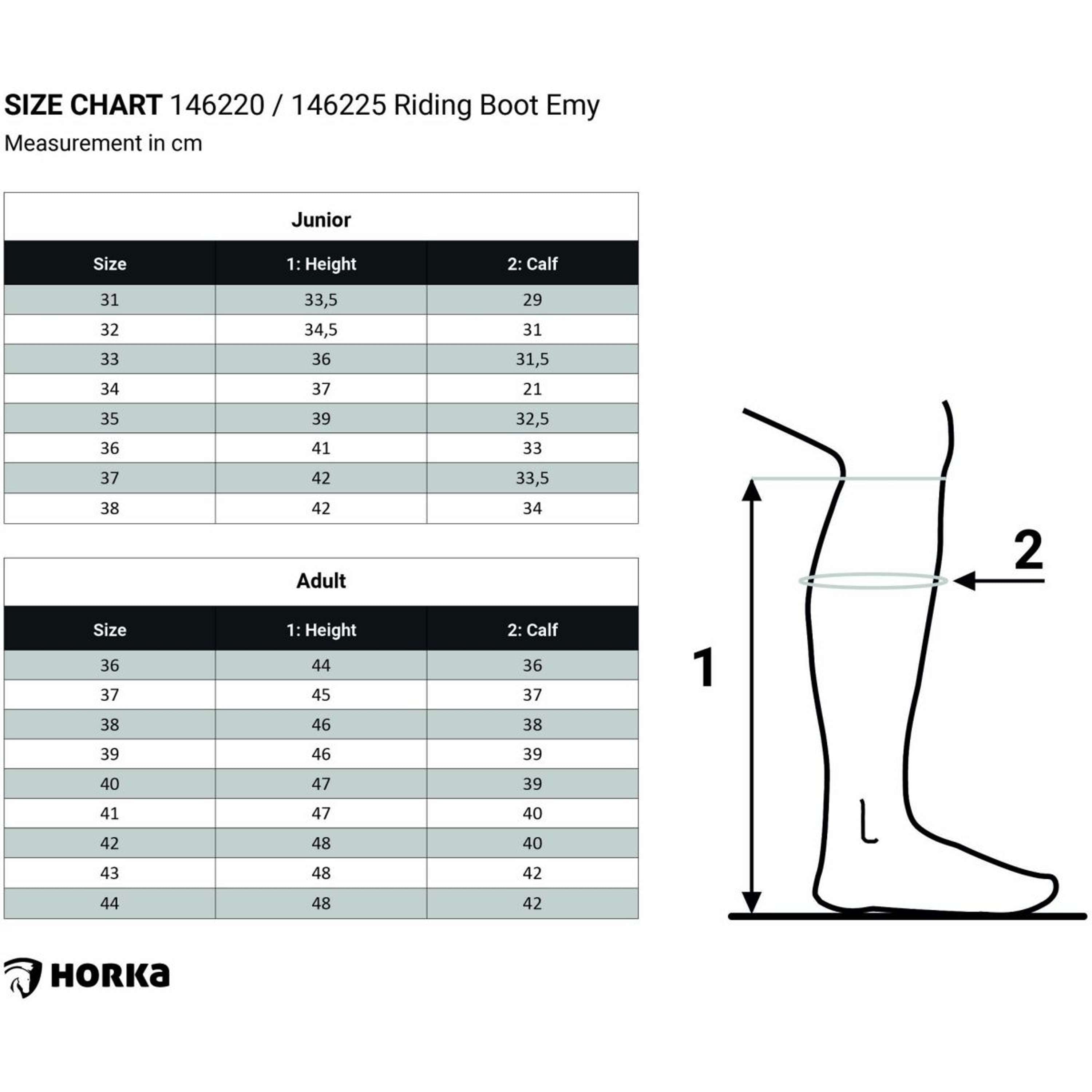 HORKA Stiefel Emy Junior Schwarz