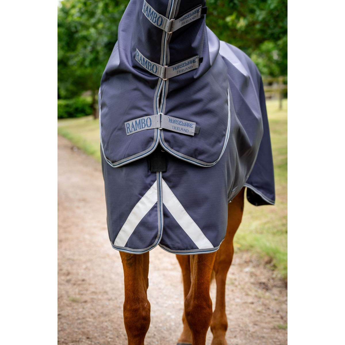 Rambo Turnout Duo Ripstop Plus Bundle 100g + 100g + 200g Navy/Thunderstorm Grey/Silver