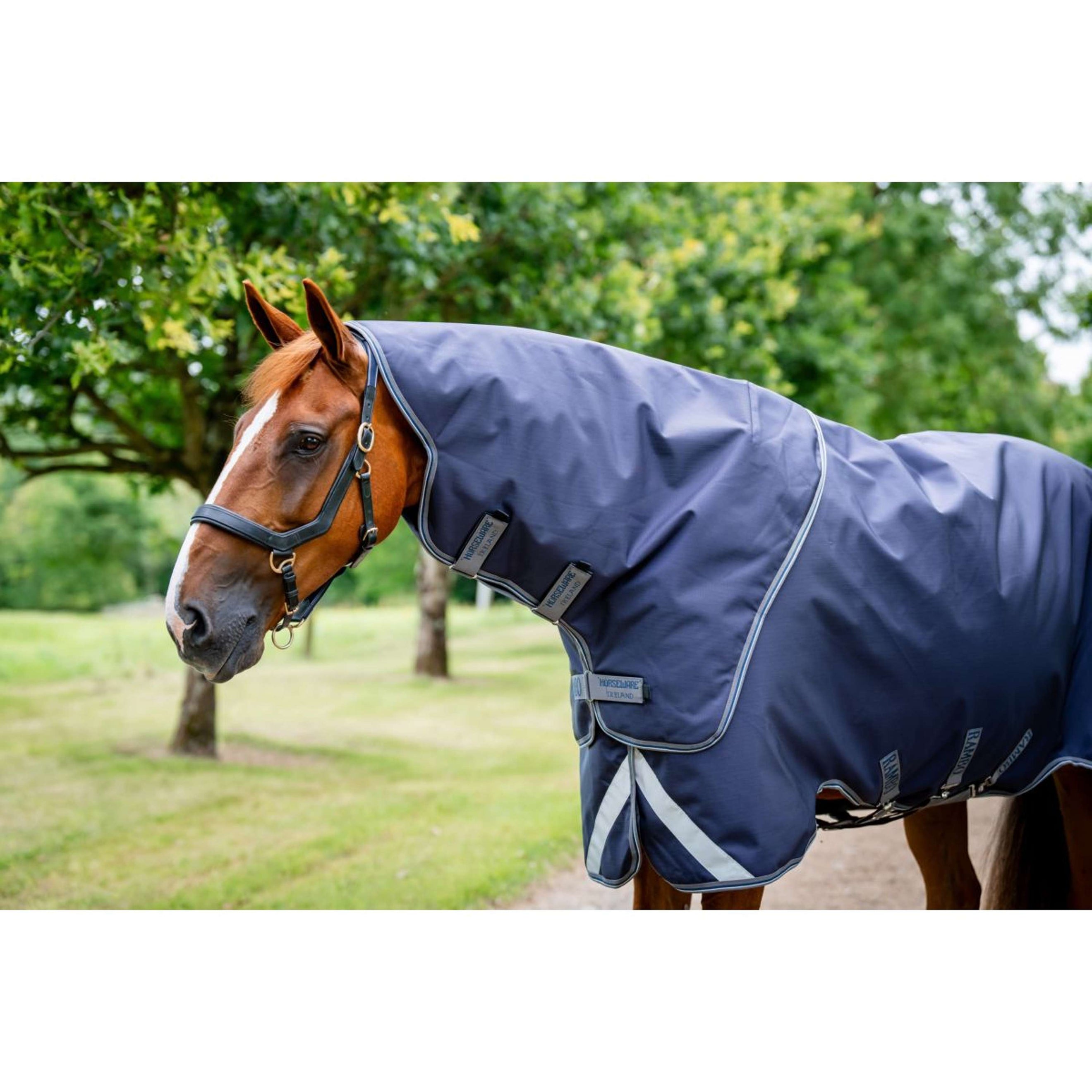 Rambo Turnout Duo Ripstop Plus Bundle 100g + 100g + 200g Navy/Thunderstorm Grey/Silver Rambo Turnout Duo Ripstop Plus Bundle 100g + 100g + 200g Navy/Thunderstorm Grey/Silver
