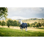 Rambo Turnout Rug 1680D Varilayer 450g Navy/Thunderstorm Grey/Silver