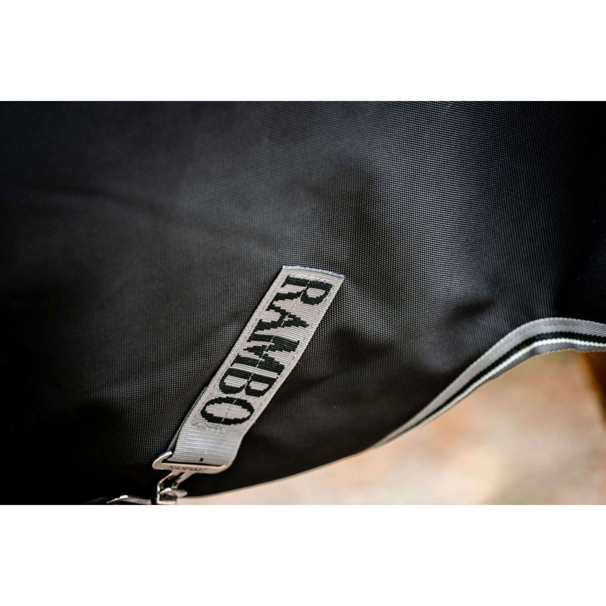 Rambo Turnout Rug 1680D Varilayer 450g Black/Thunderstorm Grey/Silver