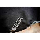 Rambo Turnout Rug 1680D Varilayer 450g Black/Thunderstorm Grey/Silver