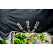 Amigo Turnout Rug 1200D 250g Black/Titanium Grey/Silver