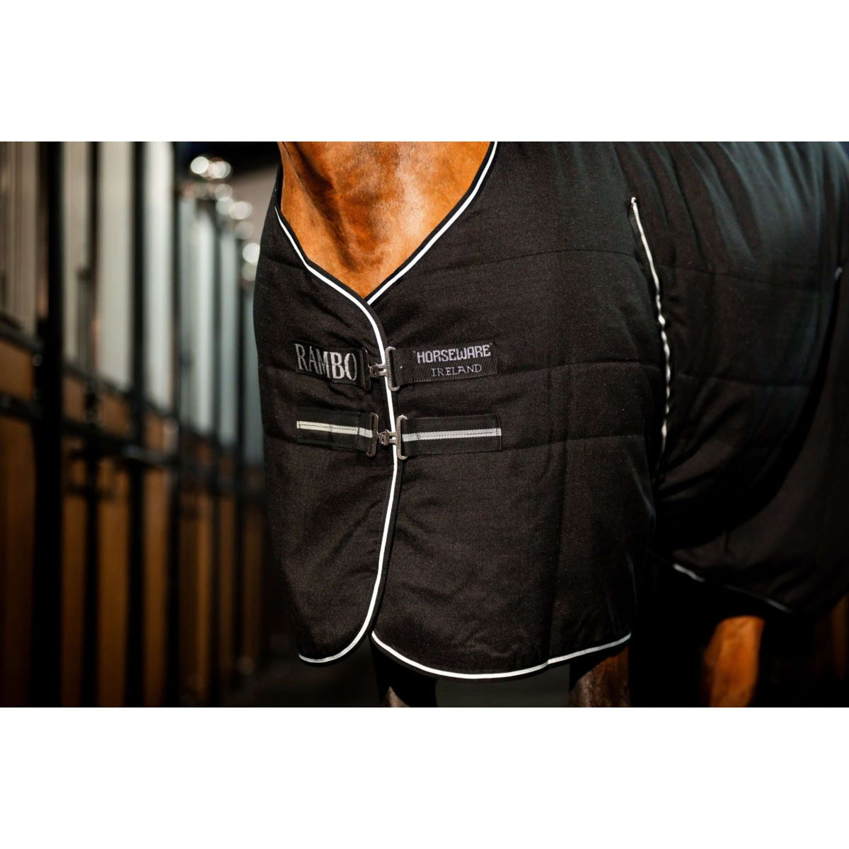 Rambo Stalldecke 400g Black/Thunderstorm Grey/Silver