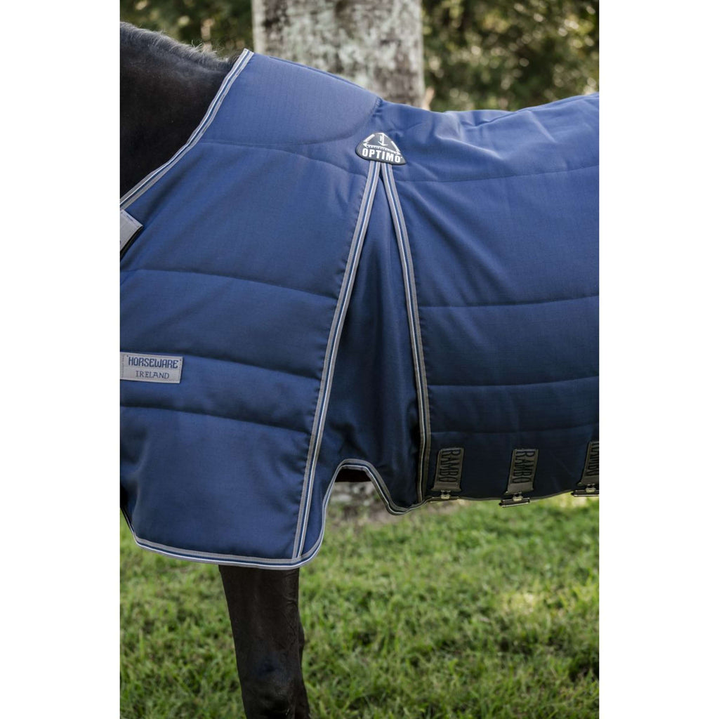 Rambo Optimo Stalldecke 400g Navy/Thunderstorm Grey/Silver