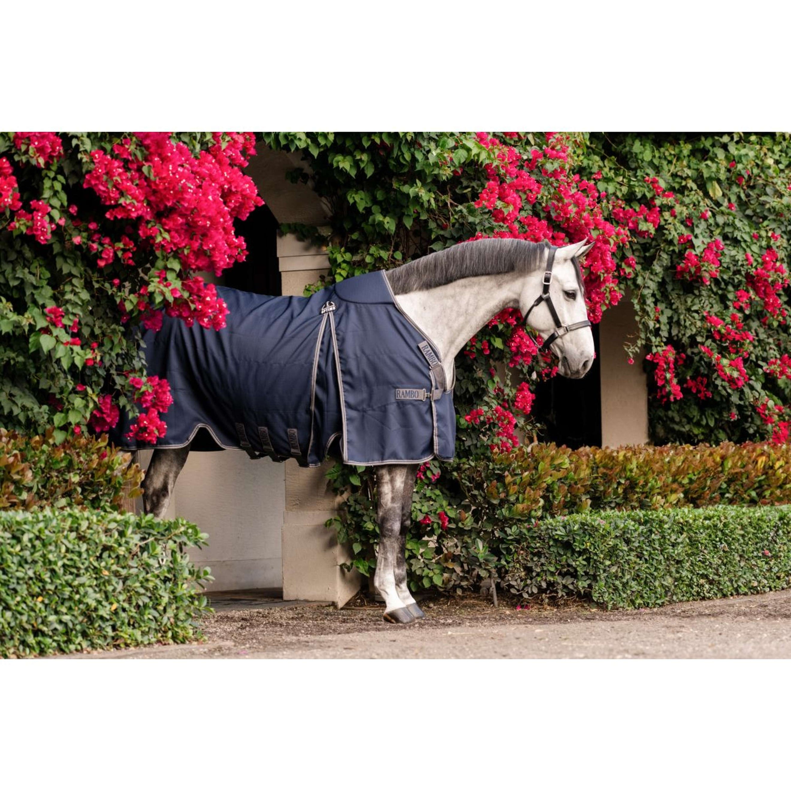 Rambo Optimo Stalldecke New Navy/Thunderstorm Grey/Silver