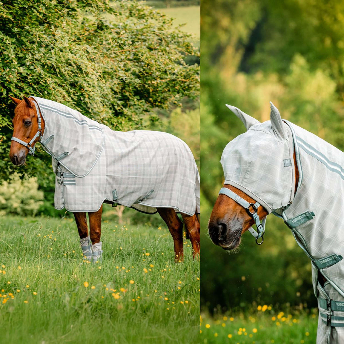 Horseware Fliegendecke Newmarket Plus Witney Charcoal