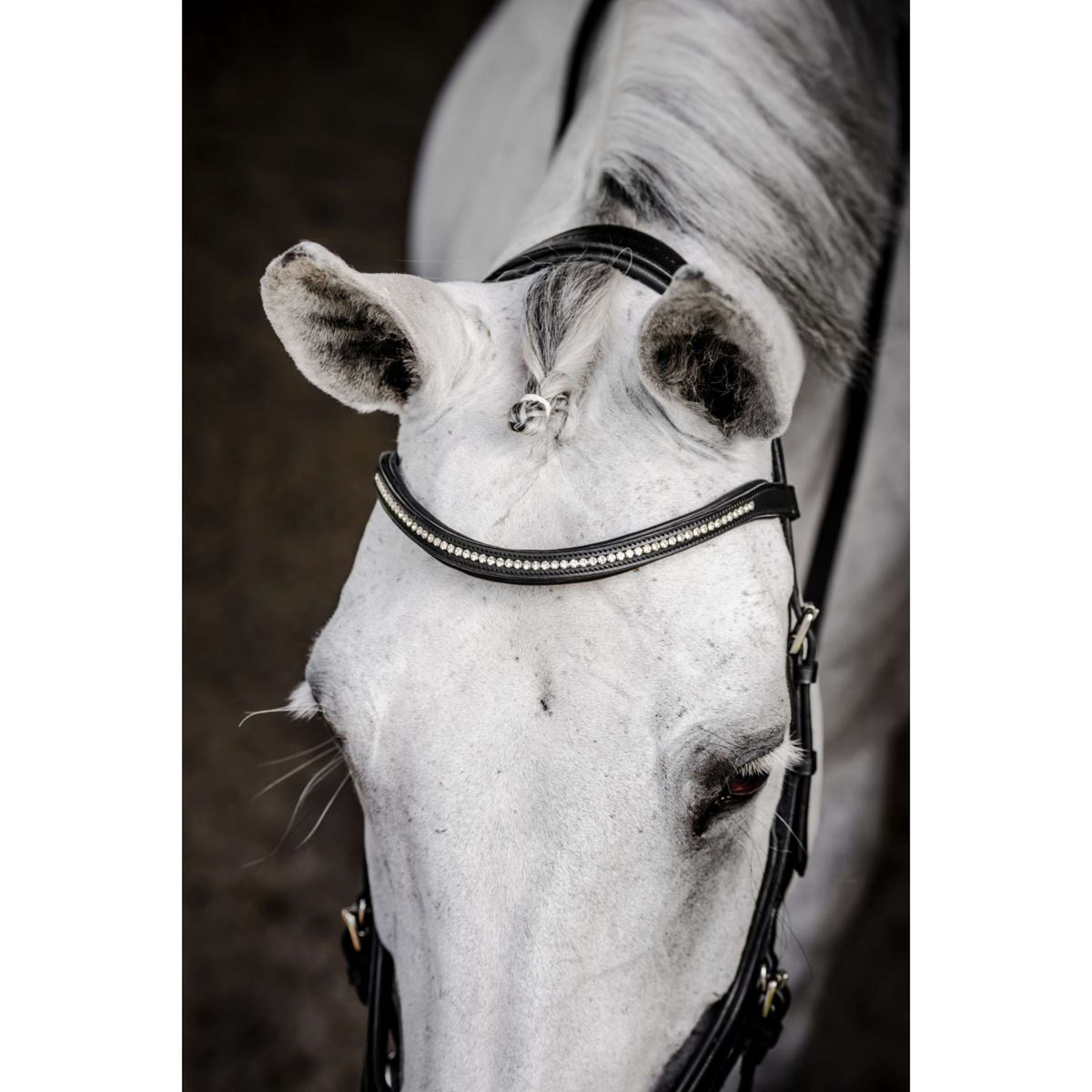 Horseware Micklem Diamante Competition Bridle Schwarz