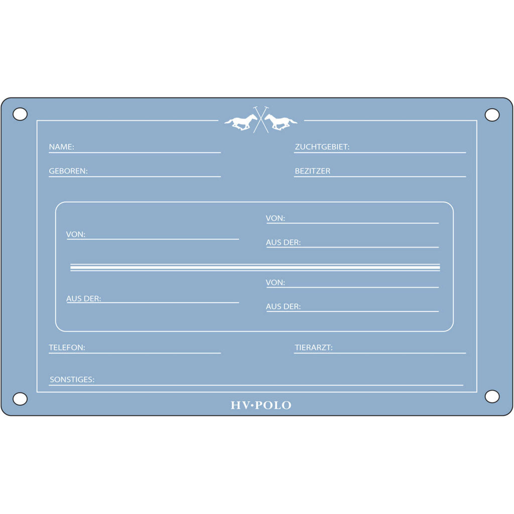 HV Polo Boxenschild HVPPolo Deutsch Powder Blue