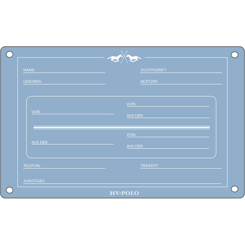 HV Polo Boxenschild HVPPolo Deutsch Powder Blue