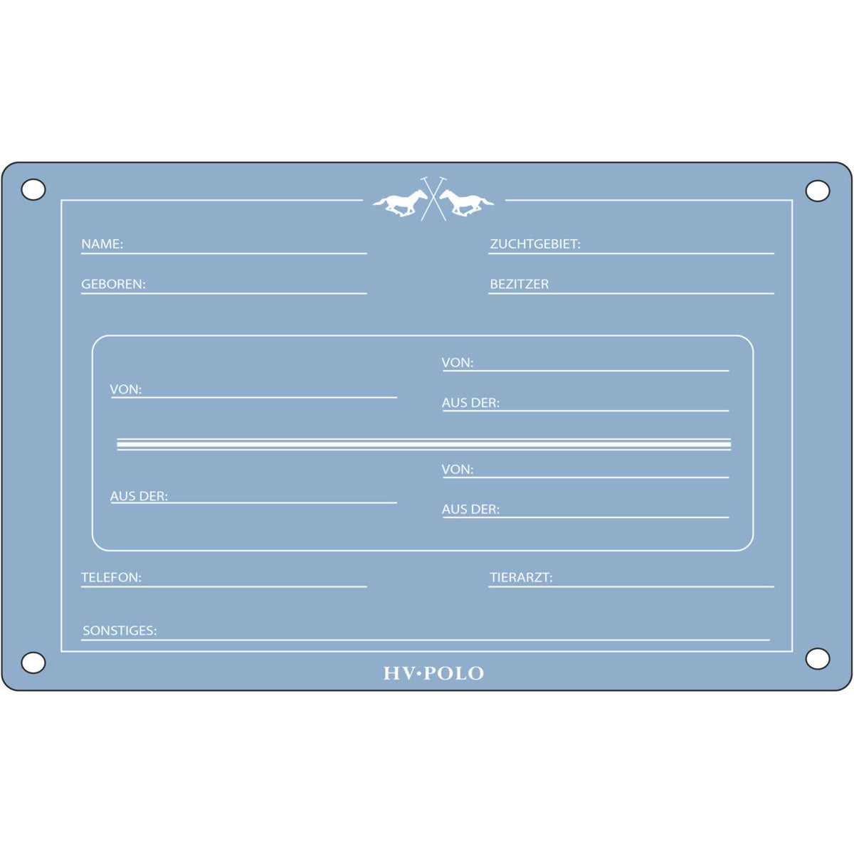 HV Polo Boxenschild HVPPolo Englisch Powder Blue