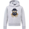 HV Polo Hoodie HVPTeddy Kinder Grey Heather