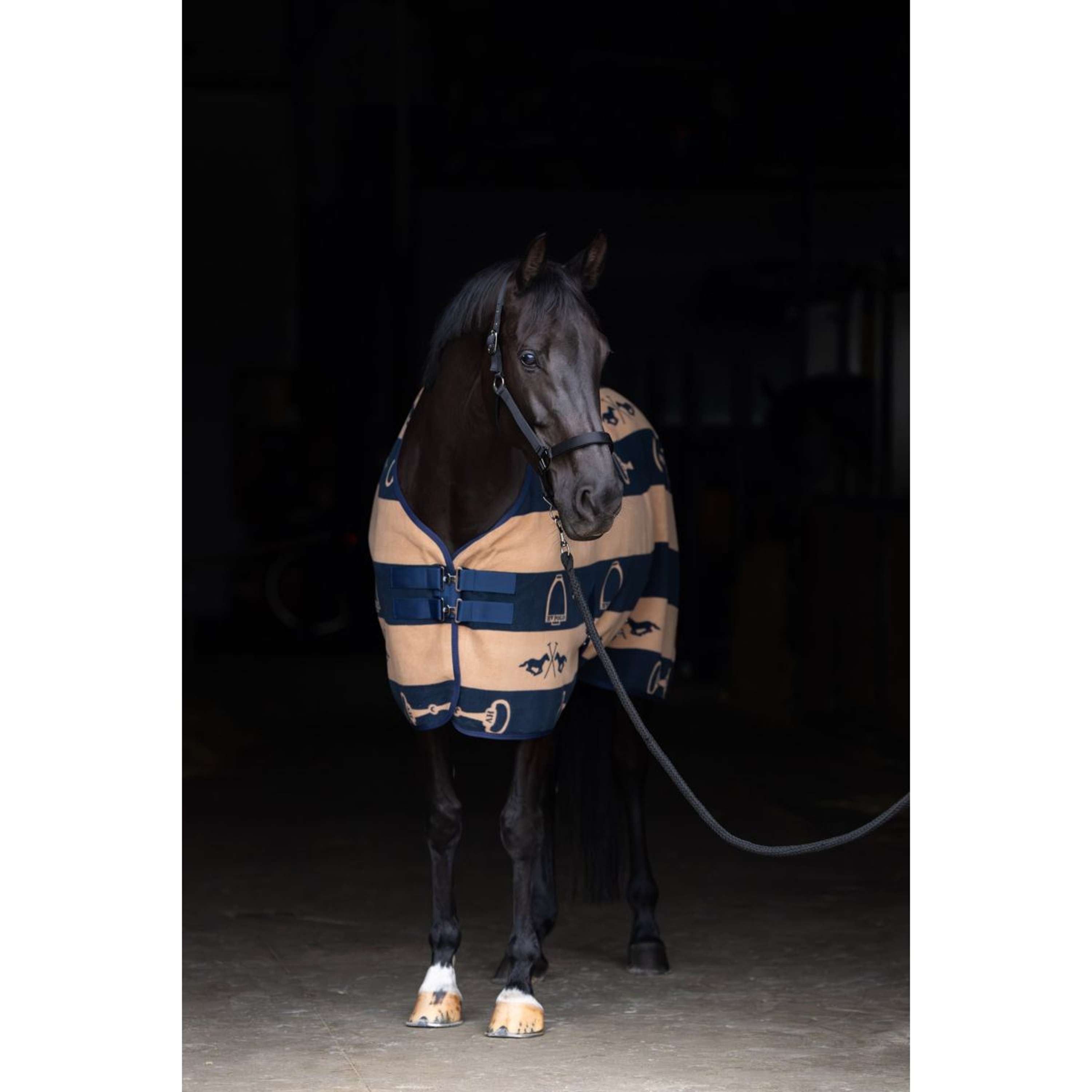 HV Polo Fleecedecke HVPGwenny Navy/Camel