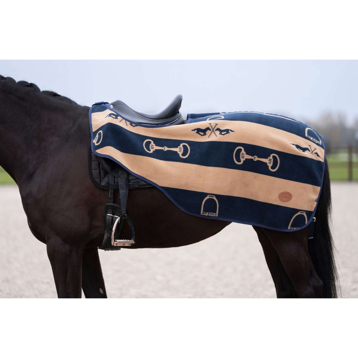 HV Polo Ausreitdecke HVPGwenny Navy/Camel