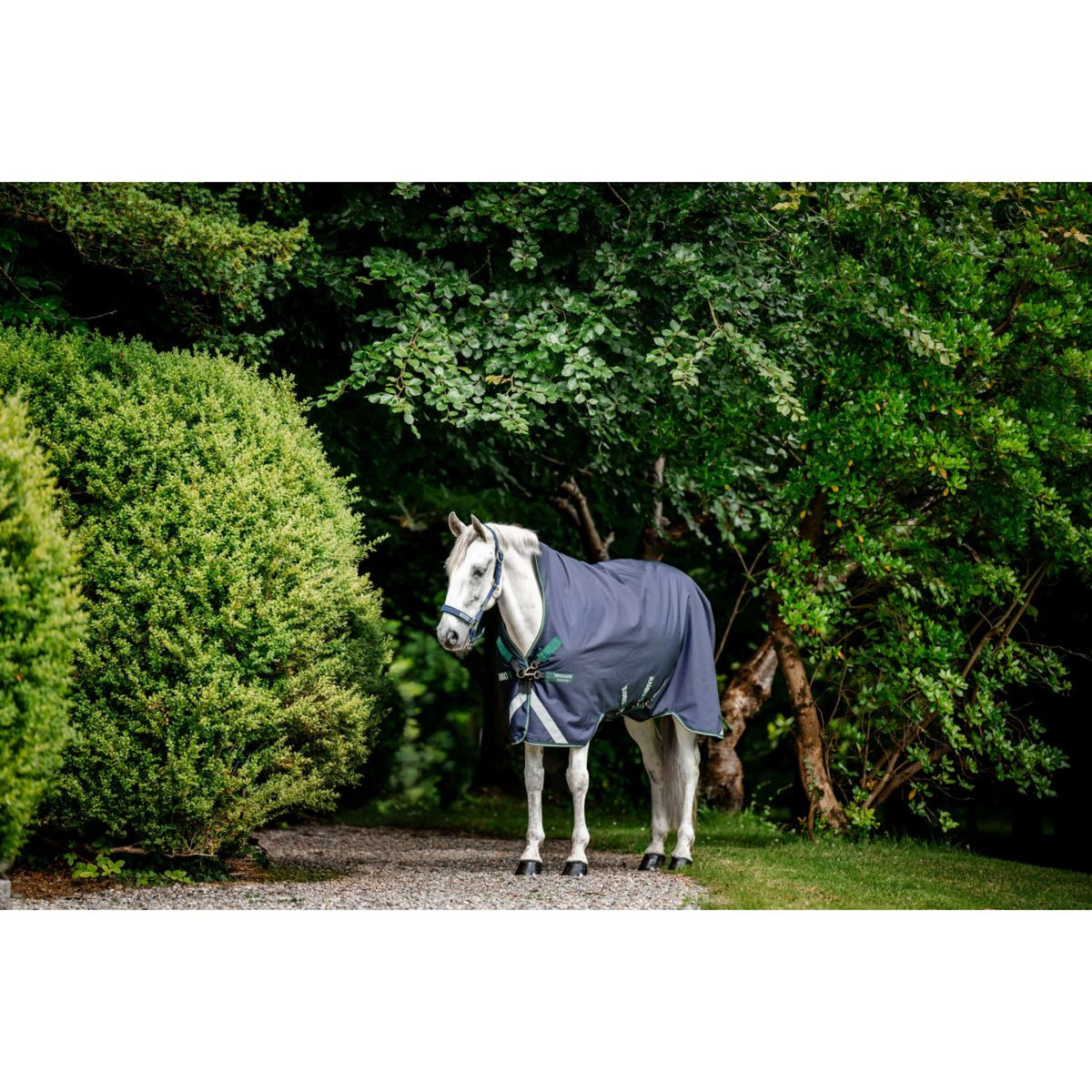 Rambo Wug Turnout Lite 0g Navy/Hunter Green