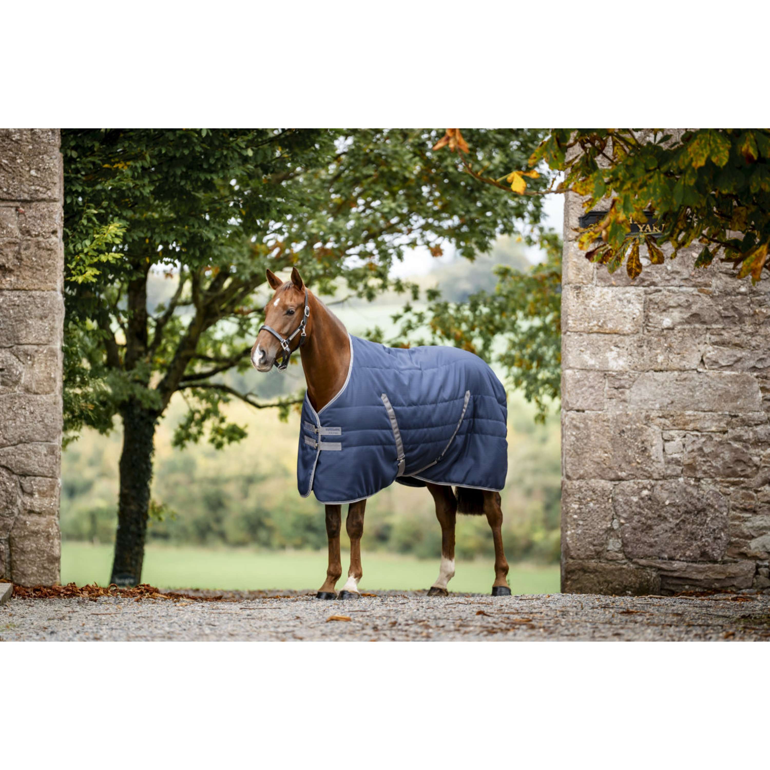 Rambo Stalldecke 100g Navy/Thunderstorm Grey/Silver