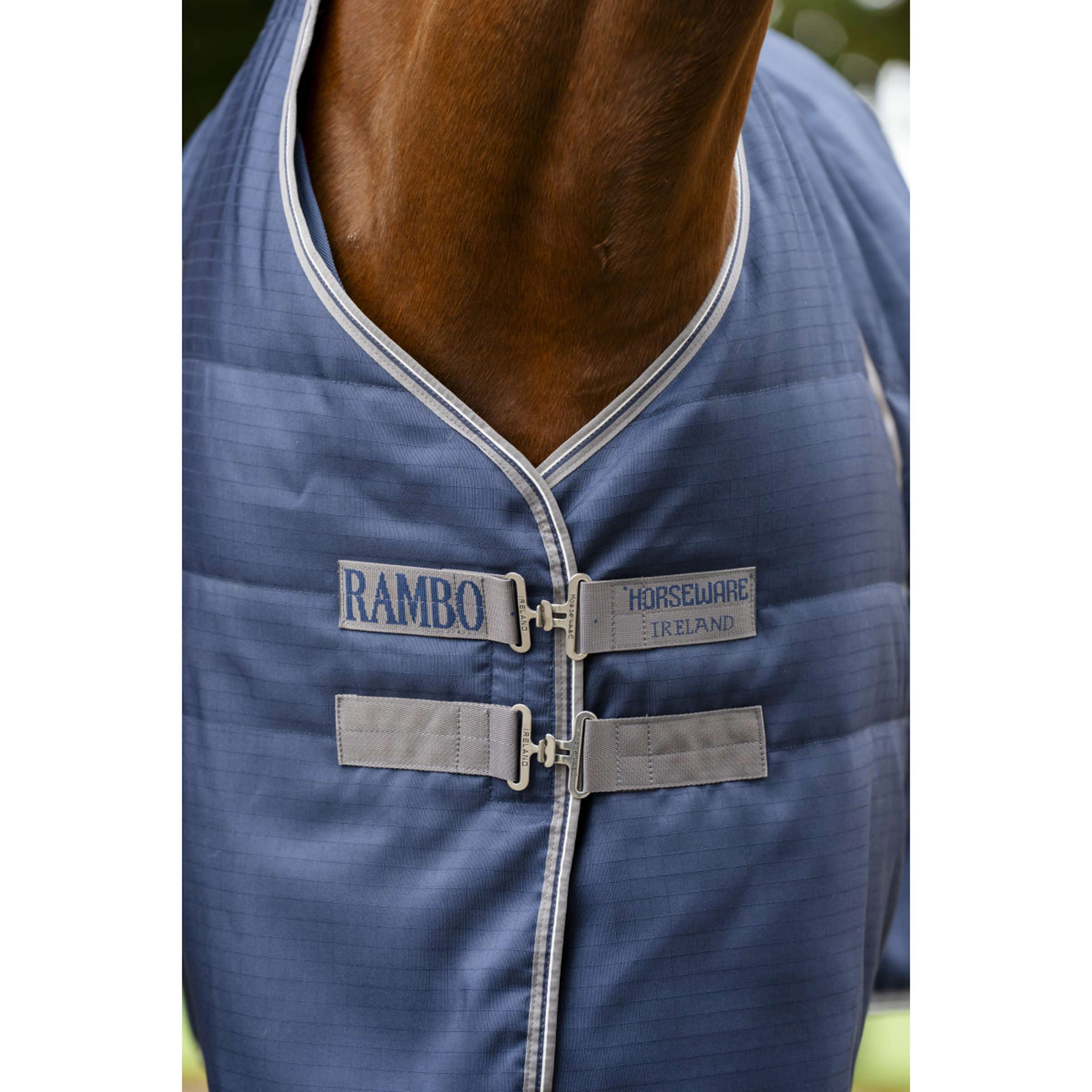 Rambo Stalldecke 100g Navy/Thunderstorm Grey/Silver