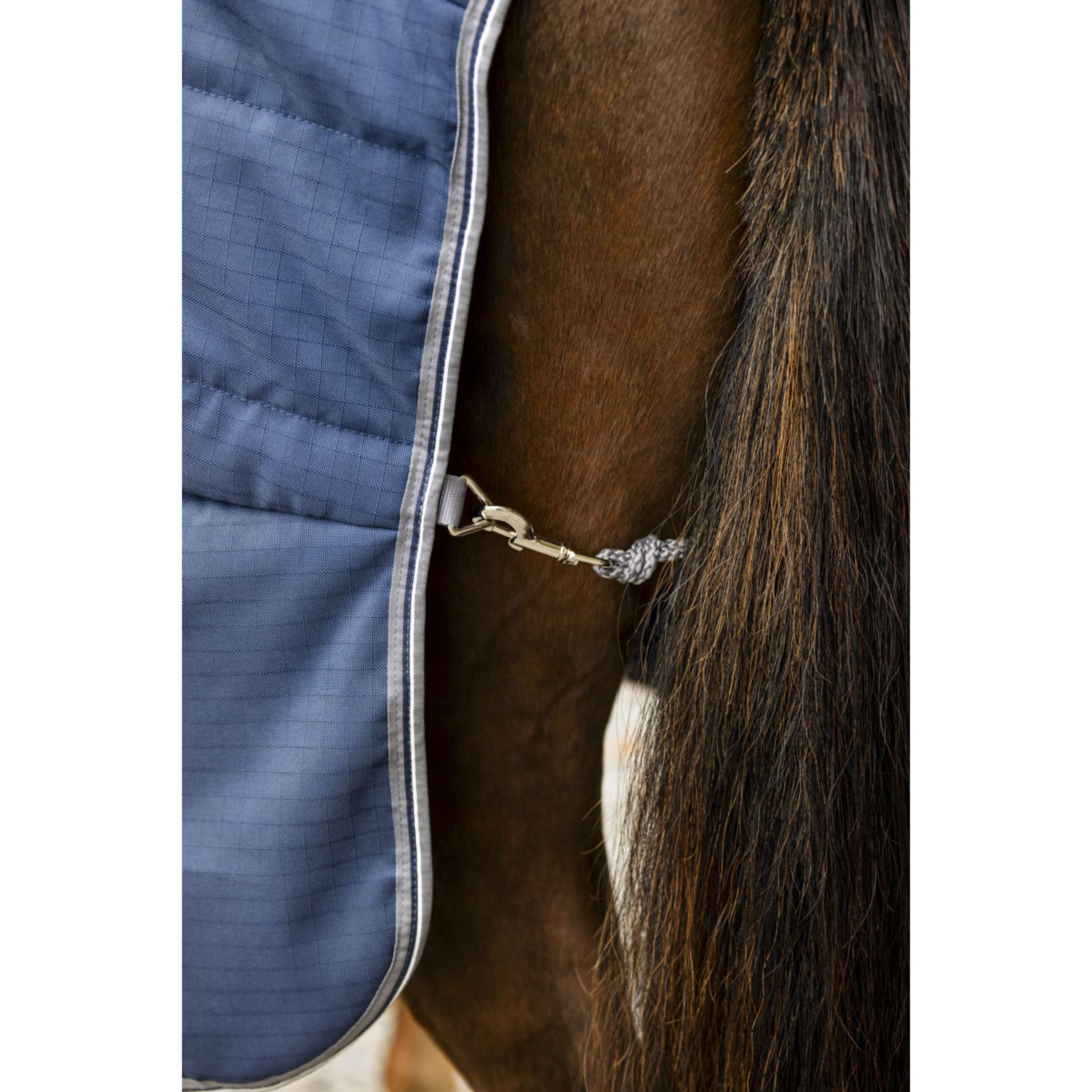 Rambo Stalldecke 100g Navy/Thunderstorm Grey/Silver