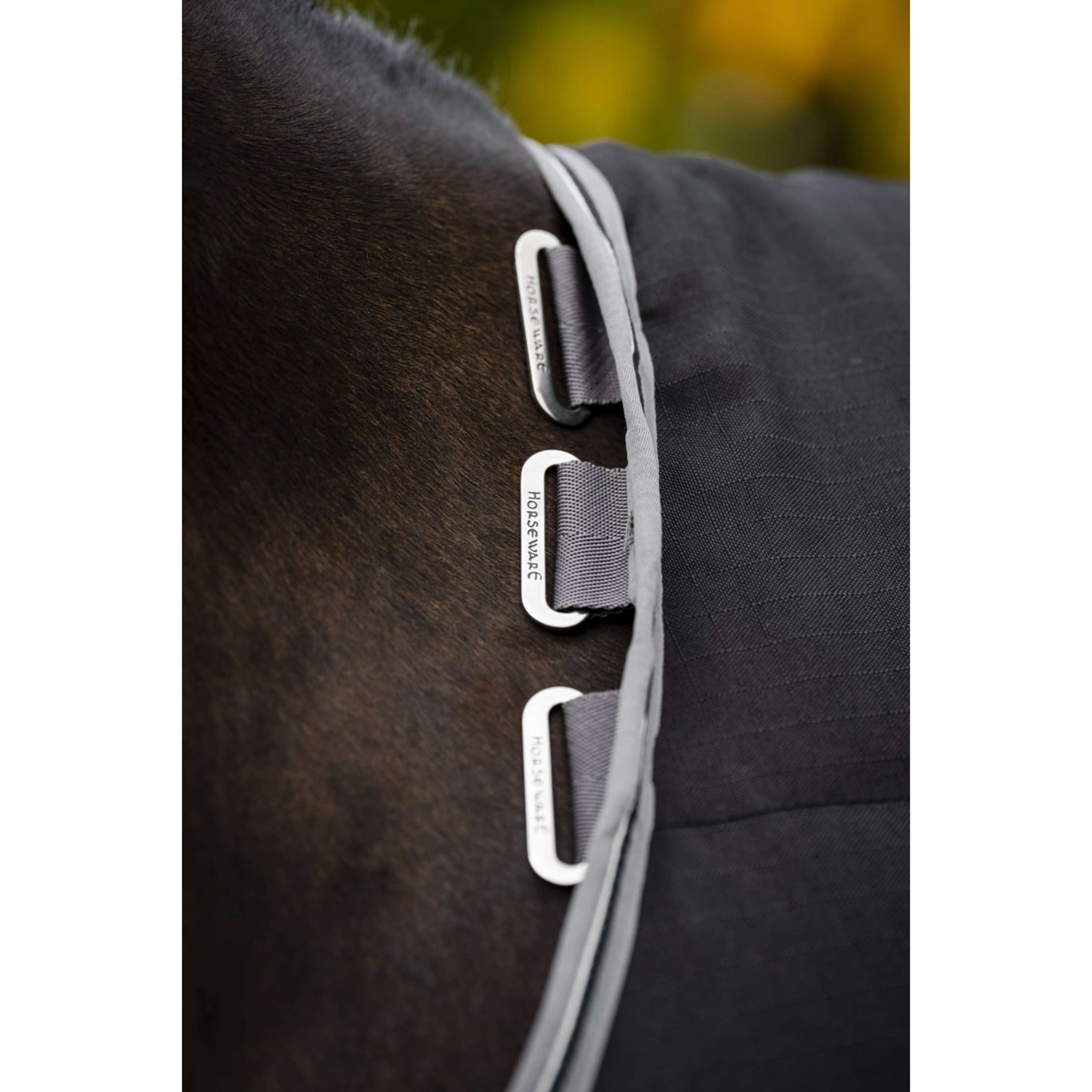 Rambo Stalldecke 100g Black/Thunderstorm Grey/Silver