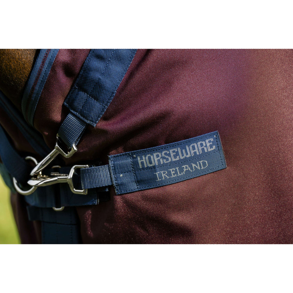 Amigo Turnout Plus 1200D 400g Burgundy/Navy/Titanium Grey