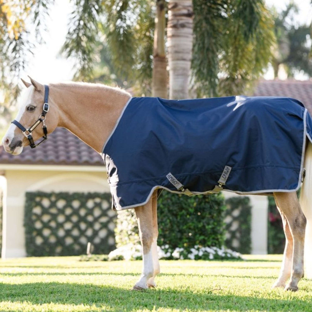 Amigo Turnout 1200D Pony 50g Marineblau/Titangrau/Silber