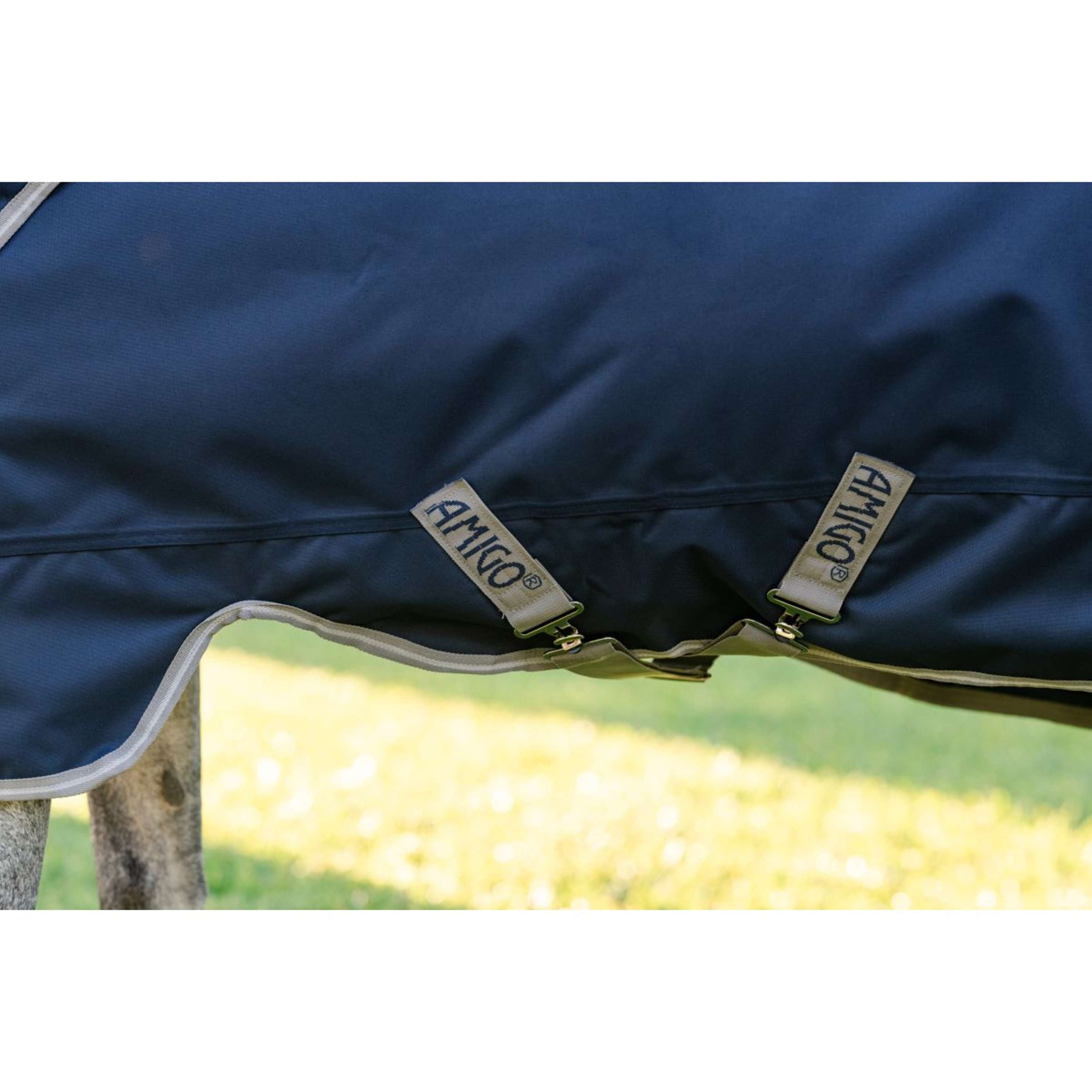 Amigo Turnout 1200D Pony 50g Marineblau/Titangrau/Silber