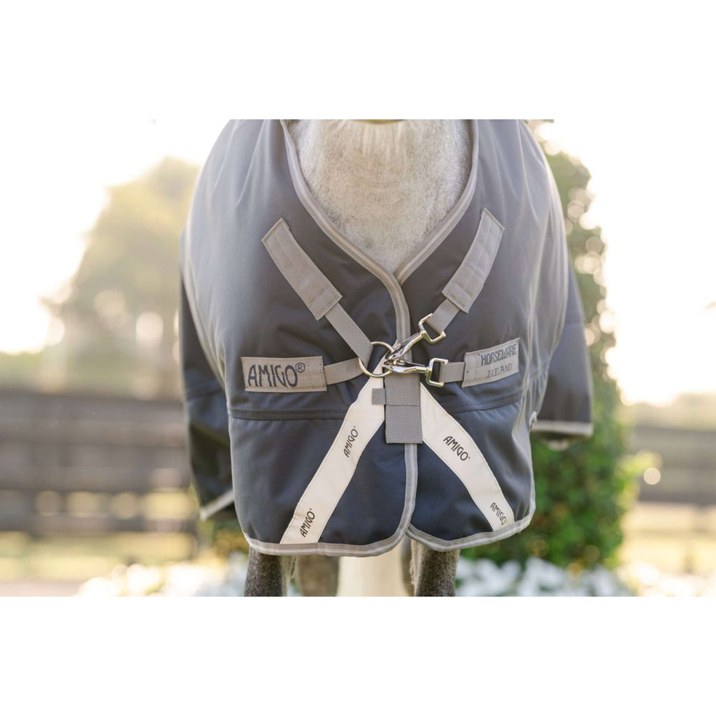 Amigo Turnout 1200D Pony 50g Marineblau/Titangrau/Silber