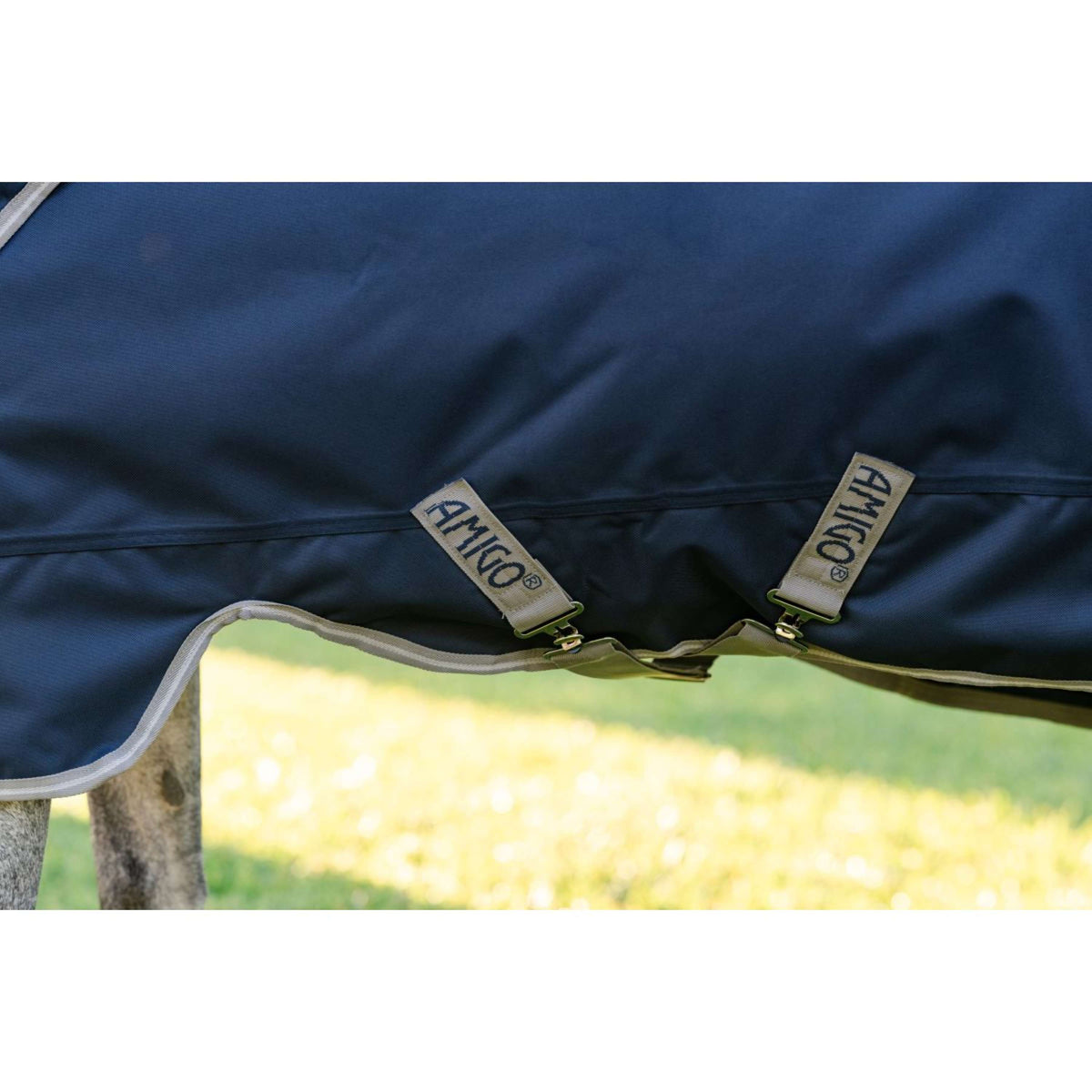 Amigo Turnout 1200D Plus Pony 0g Marineblau/Titangrau/Silber