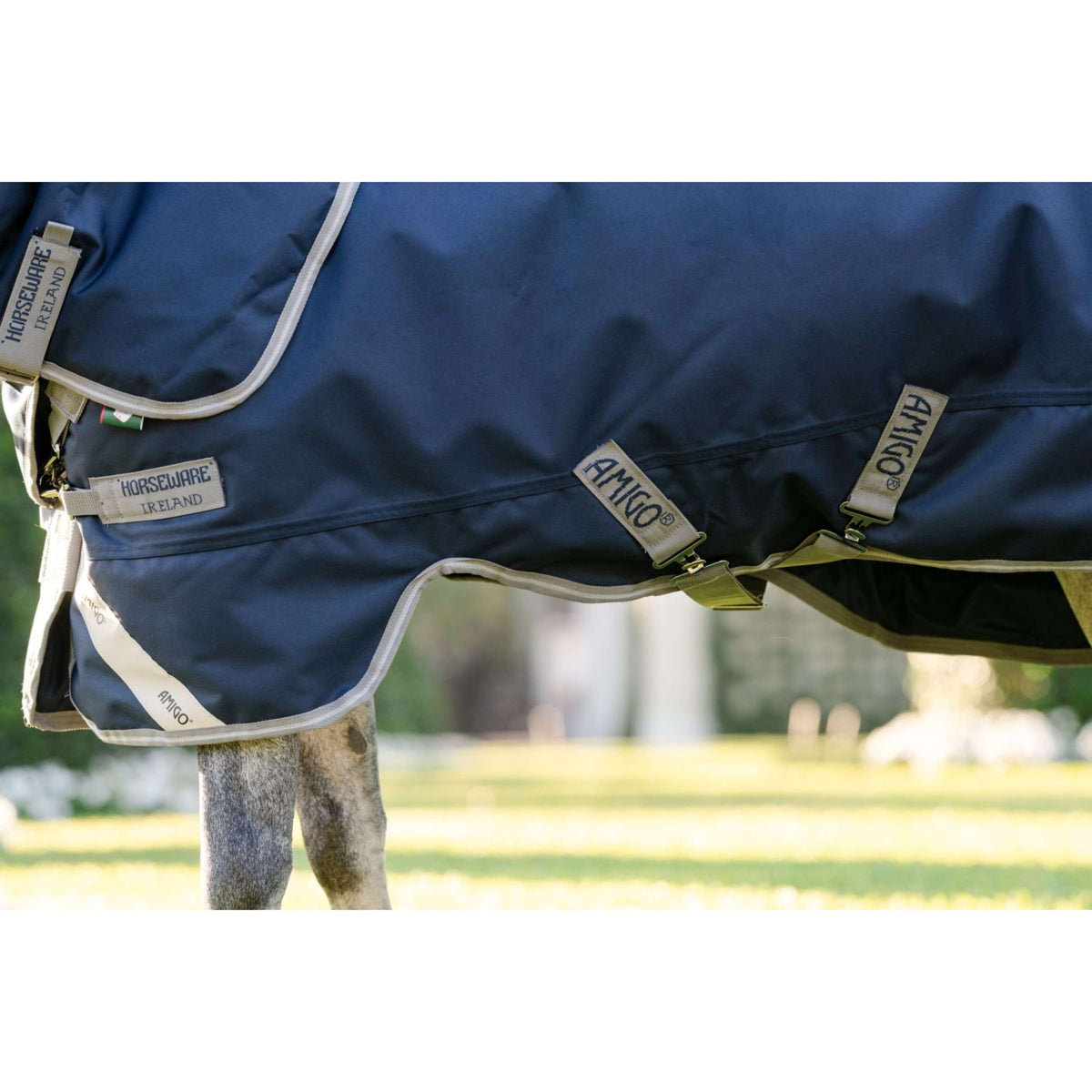 Amigo Turnout 1200D Plus Pony 0g Marineblau/Titangrau/Silber
