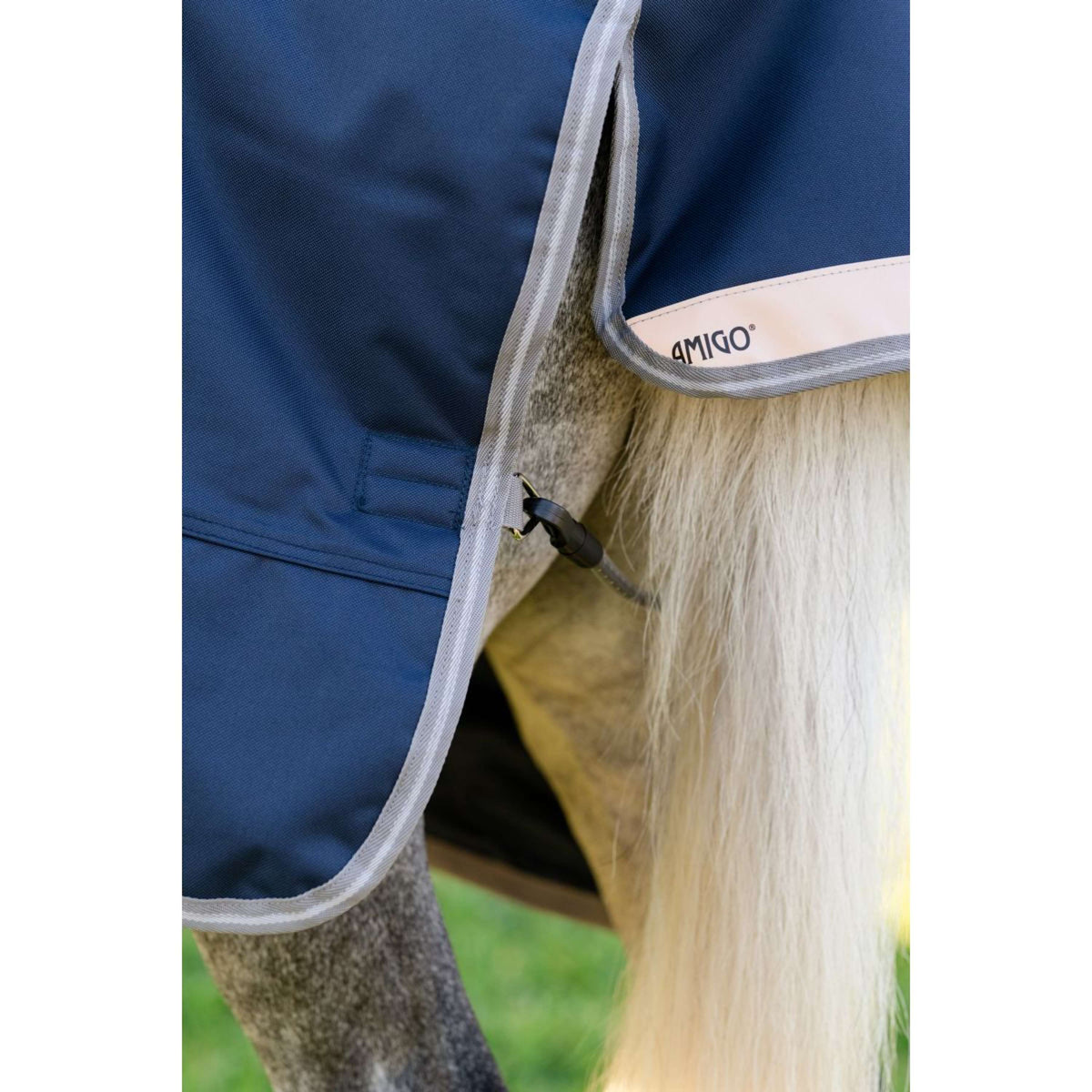 Amigo Turnout 1200D Plus Pony 0g Marineblau/Titangrau/Silber