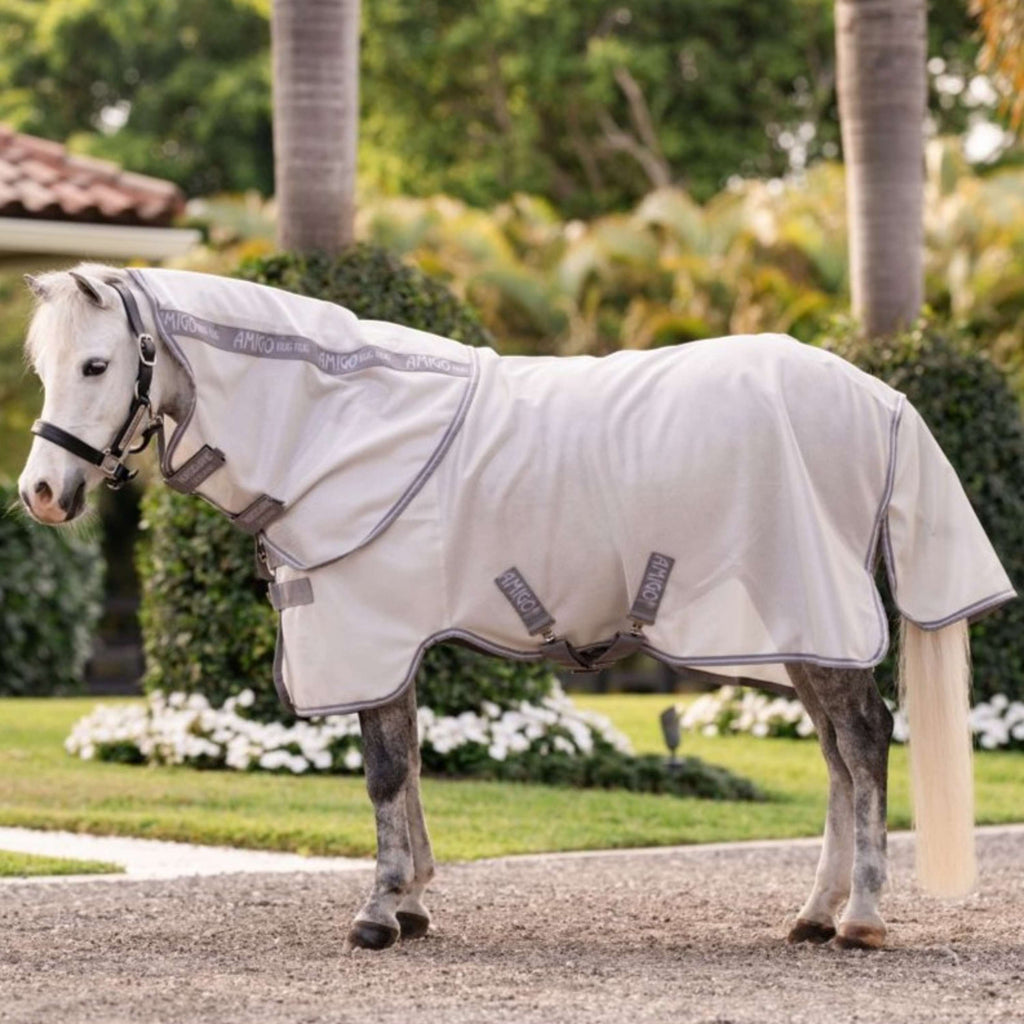Amigo Bug Rug Plus Pony Silber/Titangrau/Silber