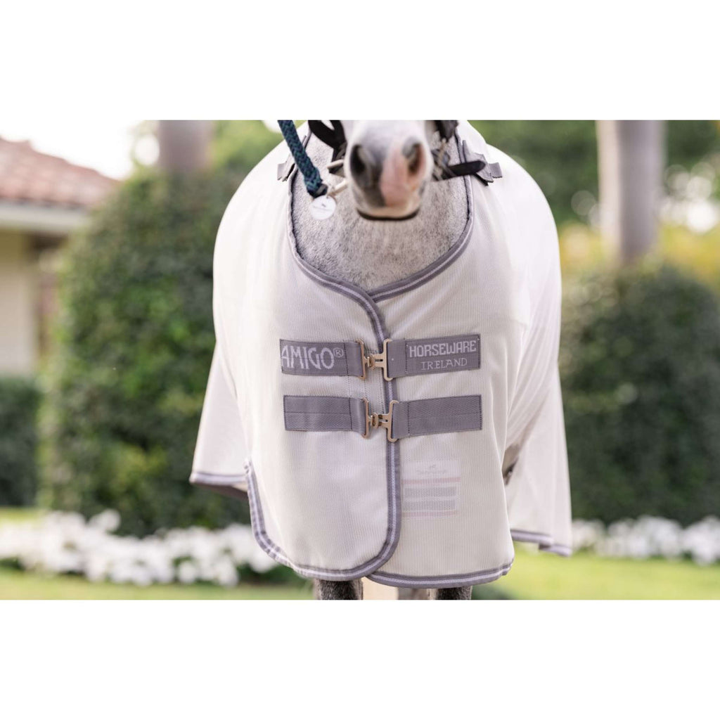 Amigo Bug Rug Plus Pony Silber/Titangrau/Silber