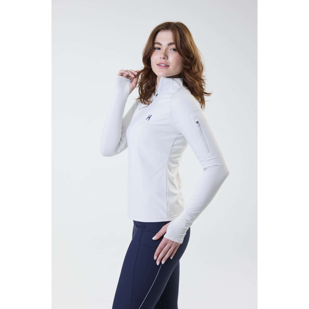 Horseware Shirt Strive Winter Zip Grau