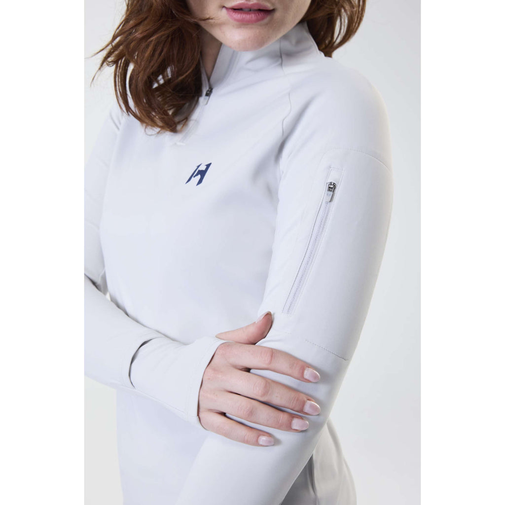 Horseware Shirt Strive Winter Zip Grau